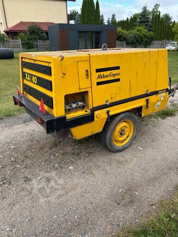 Schraubenkompressor Atlas Copco XAS 60 – kompresor przewoźny Atlas Copco XAS 60 – kompresor przewoźny