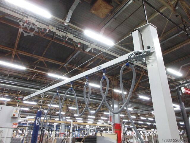 Saeulenschwenkkran Schwenkkran 4,6m 50Kg Schmalz Jumbo Flex Drehkran Vacuumsauger Vacupowerlift Vacuum Sauger Saugheber