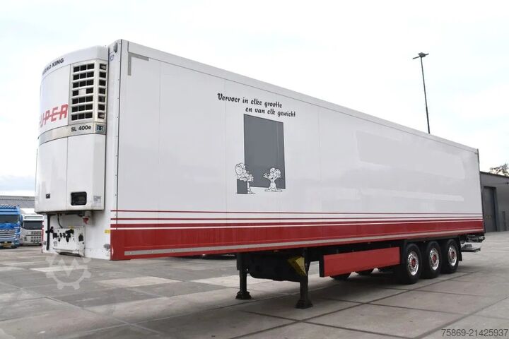 Refrigerated/frozen transport Krone SD + THERMO KING SL-400e - DHOLLANDIA - SAF AXL...