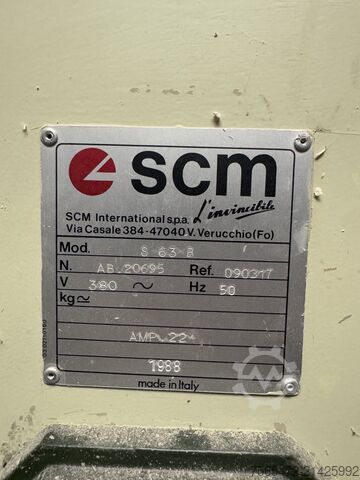 Thickness planer scm s 63 b
