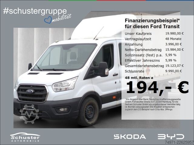 LKW mit Pritsche & Plane Ford Transit Pritsche+Plane AWD DoKa L3 3,5t*7-Sitzer
