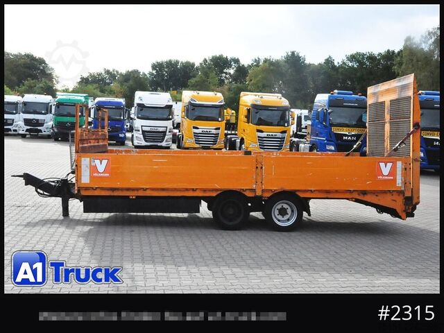 Tieflader Anhänger WELLMEYER,HEINRICH TTL 13, Tieflader L 6m, hydraulische Rampe
