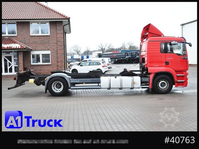 Wechselfahrgestell LKW MAN TGA 18.310 LL  BDF 7.45  Klima BDF