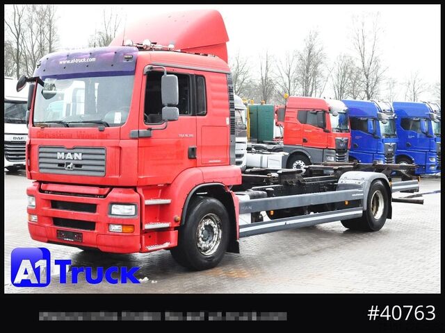 Wechselfahrgestell LKW MAN TGA 18.310 LL  BDF 7.45  Klima BDF