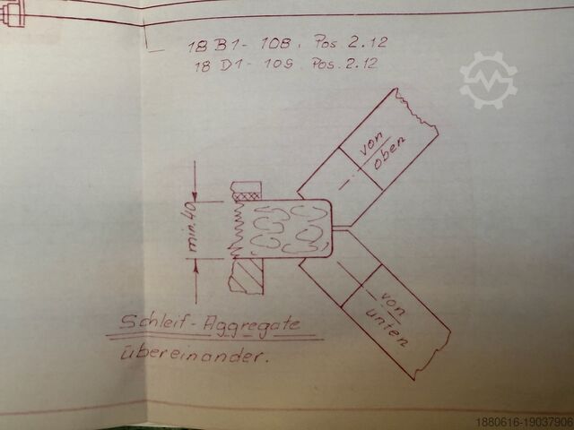 Profile milling and grinding machine Kuhlmeyer UFSM
