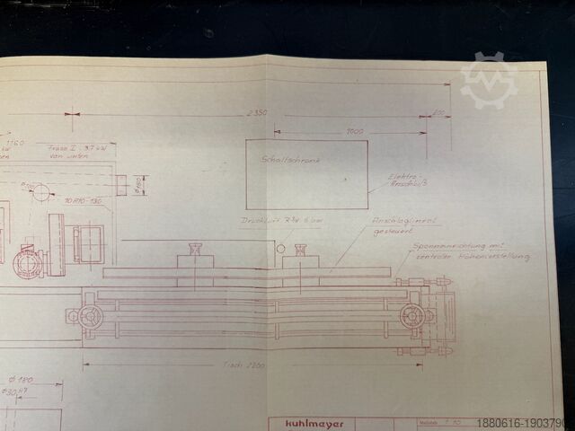 Profile milling and grinding machine Kuhlmeyer UFSM