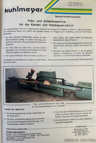 Profile milling and grinding machine Kuhlmeyer UFSM