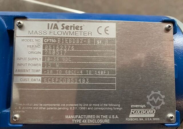 FOXBORO, MASS FLOW TRANSMITTER FOXBORO Model CFT50