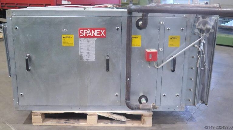 Paint mist extraction + supply air system Spänex 