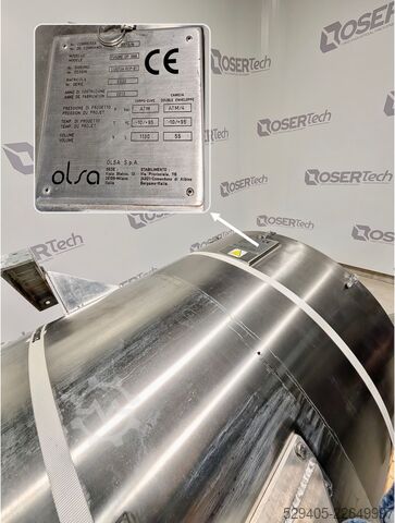 Melting / Reaction vessel Olsa Fusore CP 1000