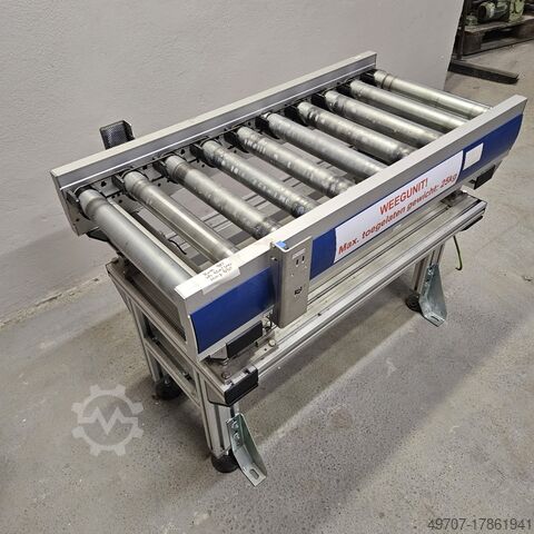 Rollenbahn mit Wiegeeinrichtung Easysystem Dini Argeo FCX 25kg Checkweigher conveyor  with weighing