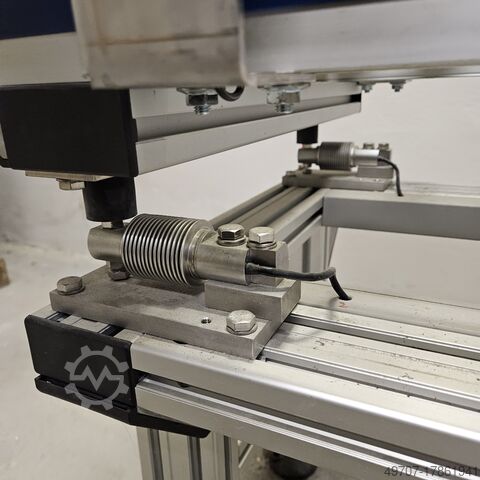 Rollenbahn mit Wiegeeinrichtung Easysystem Dini Argeo FCX 25kg Checkweigher conveyor  with weighing