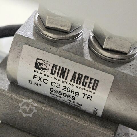 Rollenbahn mit Wiegeeinrichtung Easysystem Dini Argeo FCX 25kg Checkweigher conveyor  with weighing