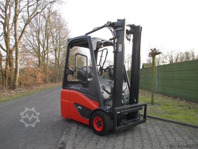 Electric 3-wheel forklift Linde E16C-02