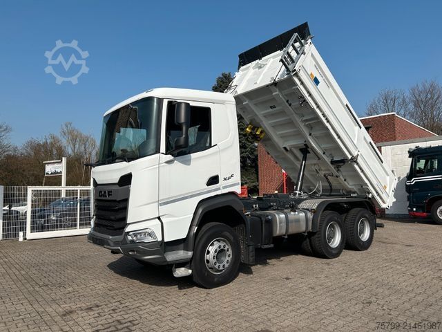 Tipper truck DAF 480 XFC MEILLER Kipper + B-matik NEU LKW