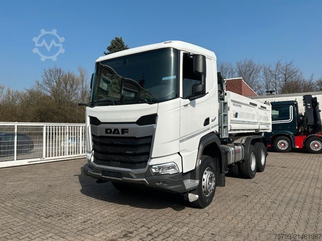 Tipper truck DAF 480 XFC MEILLER Kipper + B-matik NEU LKW
