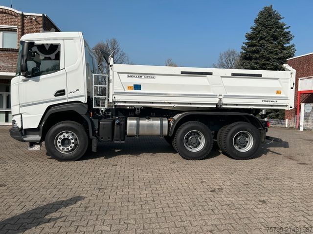 Tipper truck DAF 480 XFC MEILLER Kipper + B-matik NEU LKW