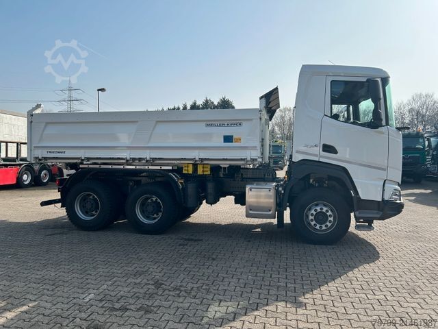 Tipper truck DAF 480 XFC MEILLER Kipper + B-matik NEU LKW
