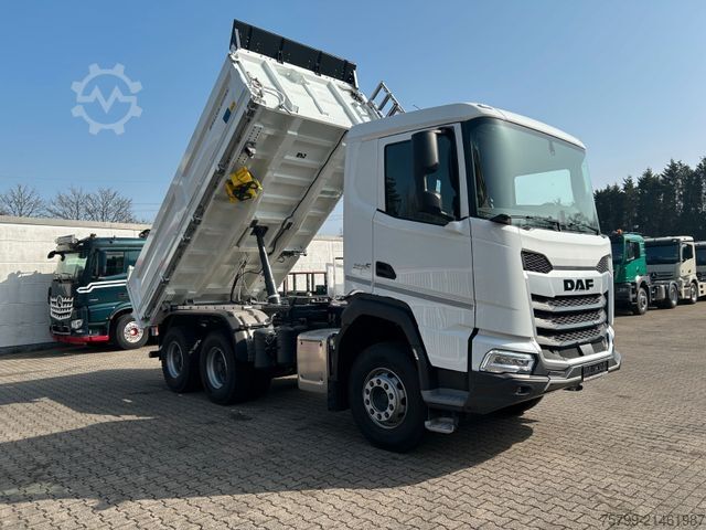 Tipper truck DAF 480 XFC MEILLER Kipper + B-matik NEU LKW