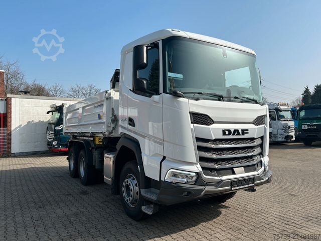 Tipper truck DAF 480 XFC MEILLER Kipper + B-matik NEU LKW