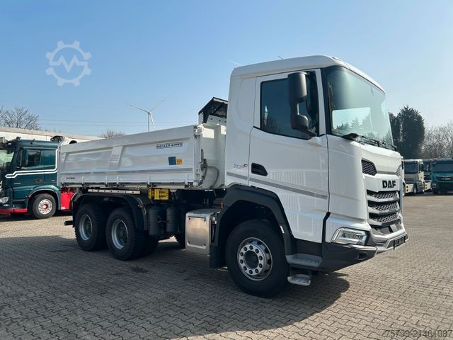 Tipper truck DAF 480 XFC MEILLER Kipper + B-matik NEU LKW