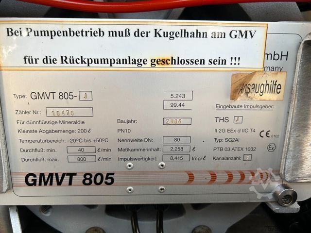LKW mit Tankaufbau IVECO STRALIS 460 Tankwagen 6x2