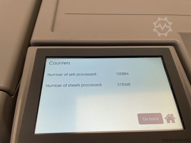 Document finishing system Plockmatic PBM350