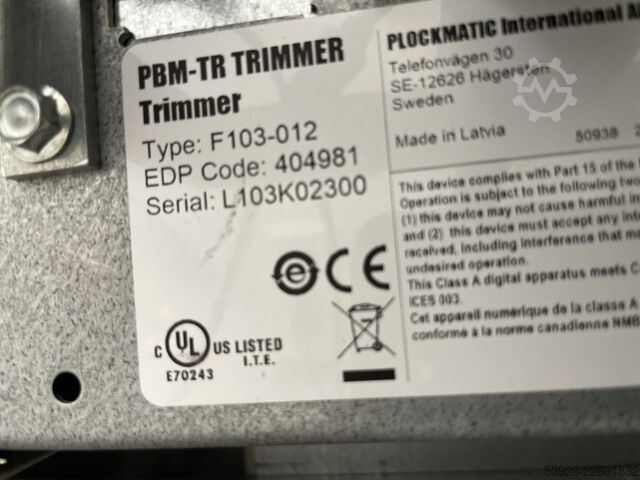 Document finishing system Plockmatic PBM350