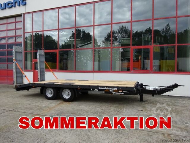 Low loader trailer Möslein TTT 11-5,2P  Neuer Tandemtieflader
