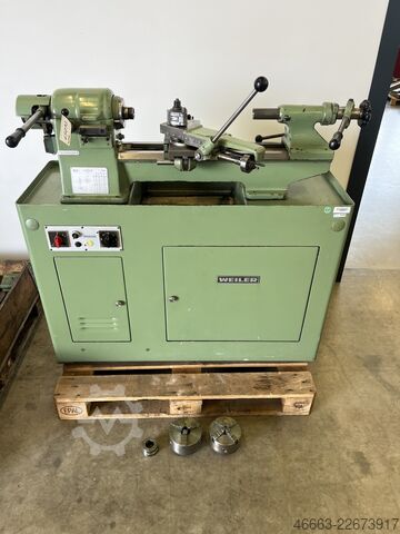 Drehmaschine Drehbank + Zubehör Weiler 