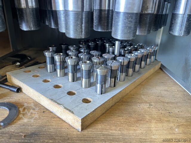 Drehmaschine Drehbank + Zubehör Weiler 