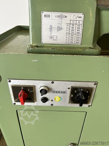 Drehmaschine Drehbank + Zubehör Weiler 