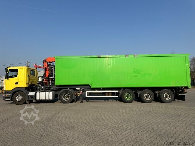 Tipper semitrailer  Reiling Glas Recycling / Palfinger PK 18000
