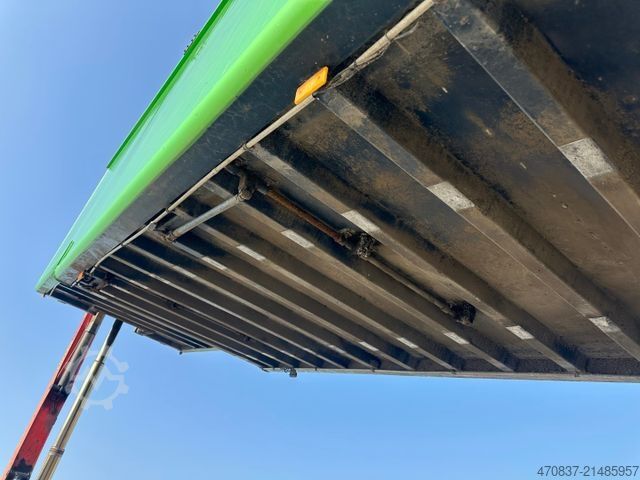 Tipper semitrailer  Reiling Glas Recycling / Palfinger PK 18000