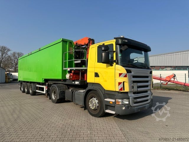 Standard SZM SCANIA R 420 / Glas Recycling / Palfinger PK 18000