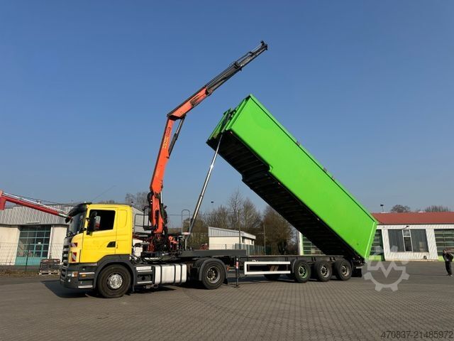 Standard SZM SCANIA R 420 / Glas Recycling / Palfinger PK 18000