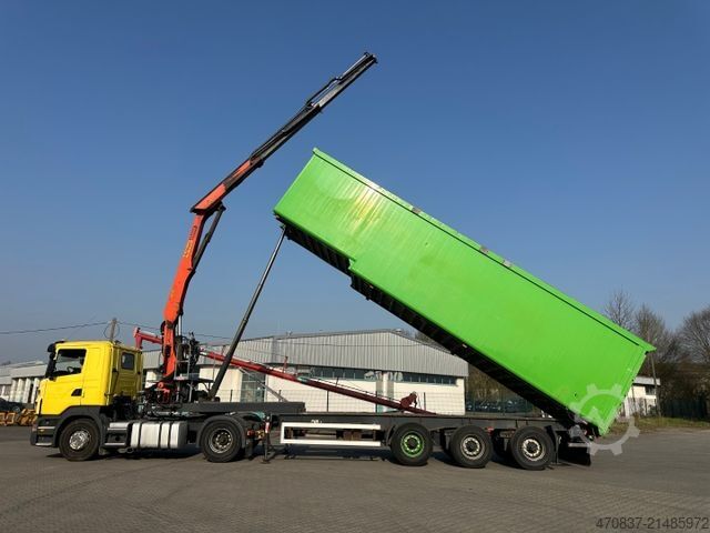 Standard SZM SCANIA R 420 / Glas Recycling / Palfinger PK 18000