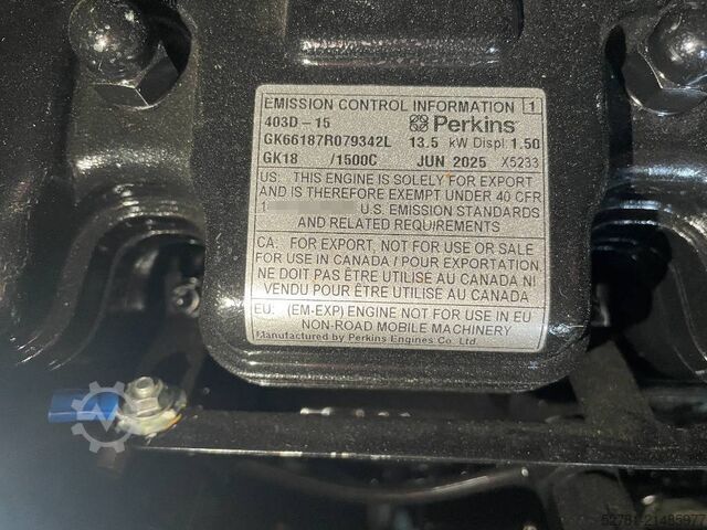 Aggregat Perkins 403D-15 - 15 kVA Generator - DPX-19800