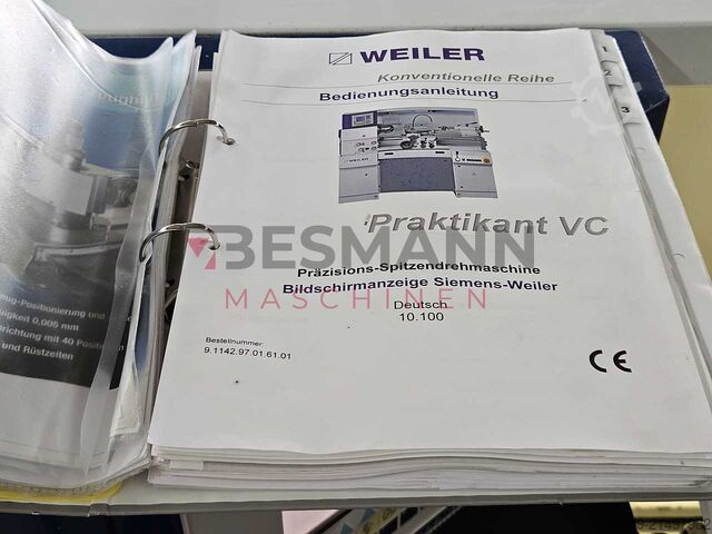 Leit-/Zugspindeldrehmaschine 2012 Weiler Praktikant VC