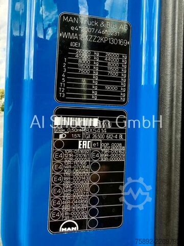 Hook arm system MAN TGX 26.500 6x2/VDL S-21/Lenk + Liftachse/210tkm