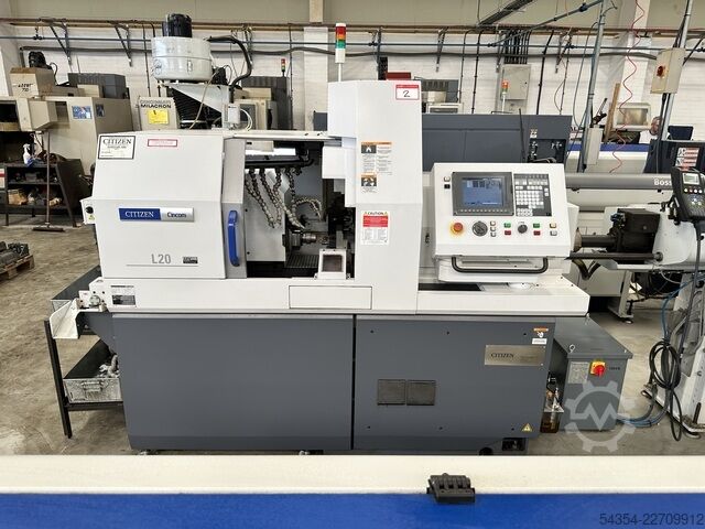 CNC Sliding Head Lathe Citizen Cincom L20E - 2M10