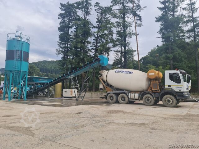 Concrete mixing plant / concrete plant CONSTMACH Concrete Mixing Plant 30M3/H Small Mobil Concrete Mixing Plant