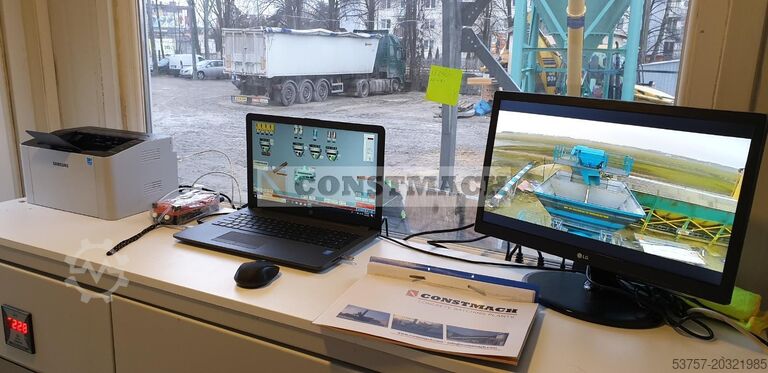 Concrete mixing plant / concrete plant CONSTMACH Concrete Mixing Plant 30M3/H Small Mobil Concrete Mixing Plant