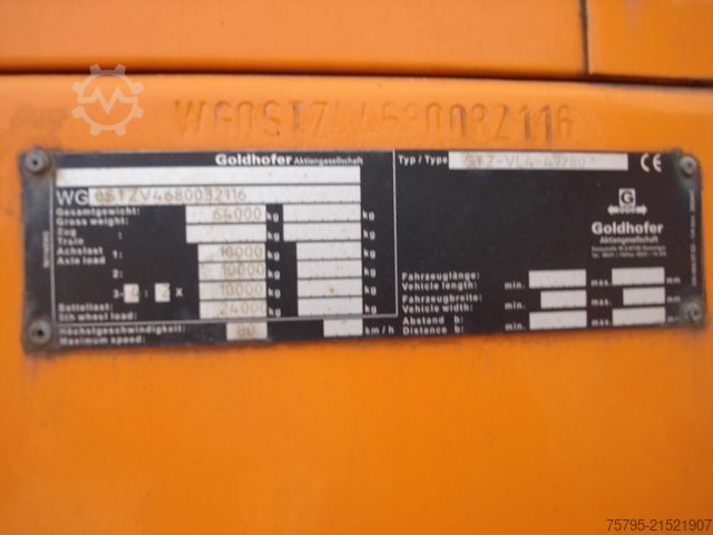 Tieflader-Sattelauflieger GOLDHOFER STZ VL4-47/80 Tiefladerauflieger 4xLenk+Funk