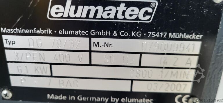 Doppelgehrungssäge DG79 elumatec AG DG79