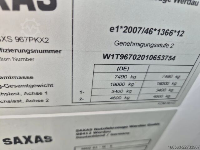 Geschlossener Behälter Mercedes-Benz Atego 818 L