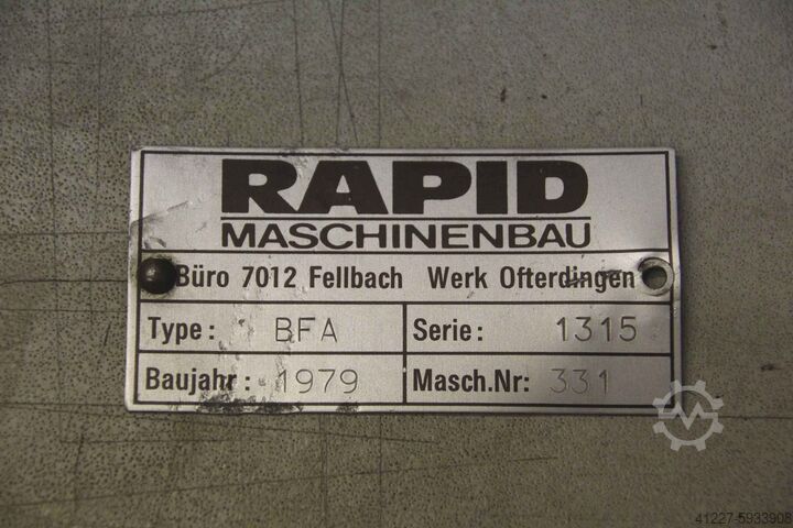 Doppelgehrungssäge (nur Sägeeinheiten) Rapid 3,0 kW / 2790 U/min