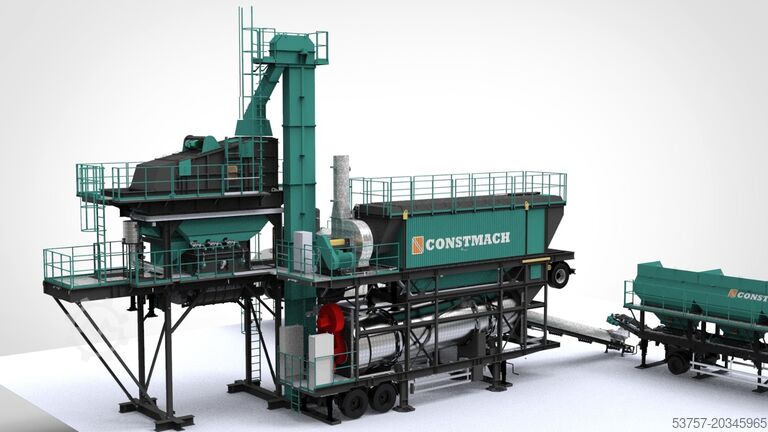 Asphaltmischanlage / Asphaltanlage Constmach Asphalt Plant Mobile 160 TPH drum mix asphalt plant