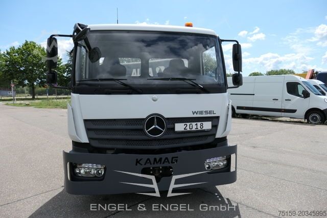 Swap body truck mercedes-benz Kamag Wiesel WBH 25 Wiesel Umsetzfahrzeug