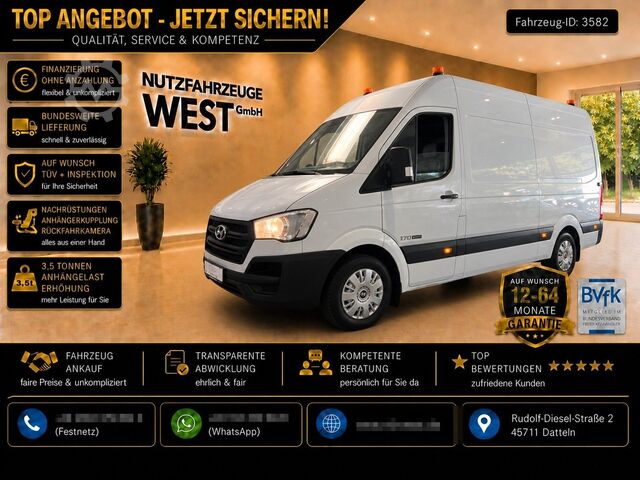 Kastenwagen hoch HYUNDAI H350 L3-H2*Hoch+Lang*Klima*AHK*Tempomat*Garantie